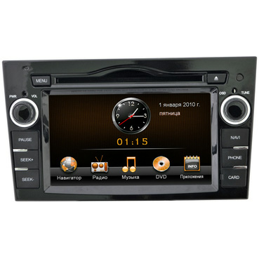 Incar CHR-1215OP BL - Штатная магнитола Opel Astra H (черный)