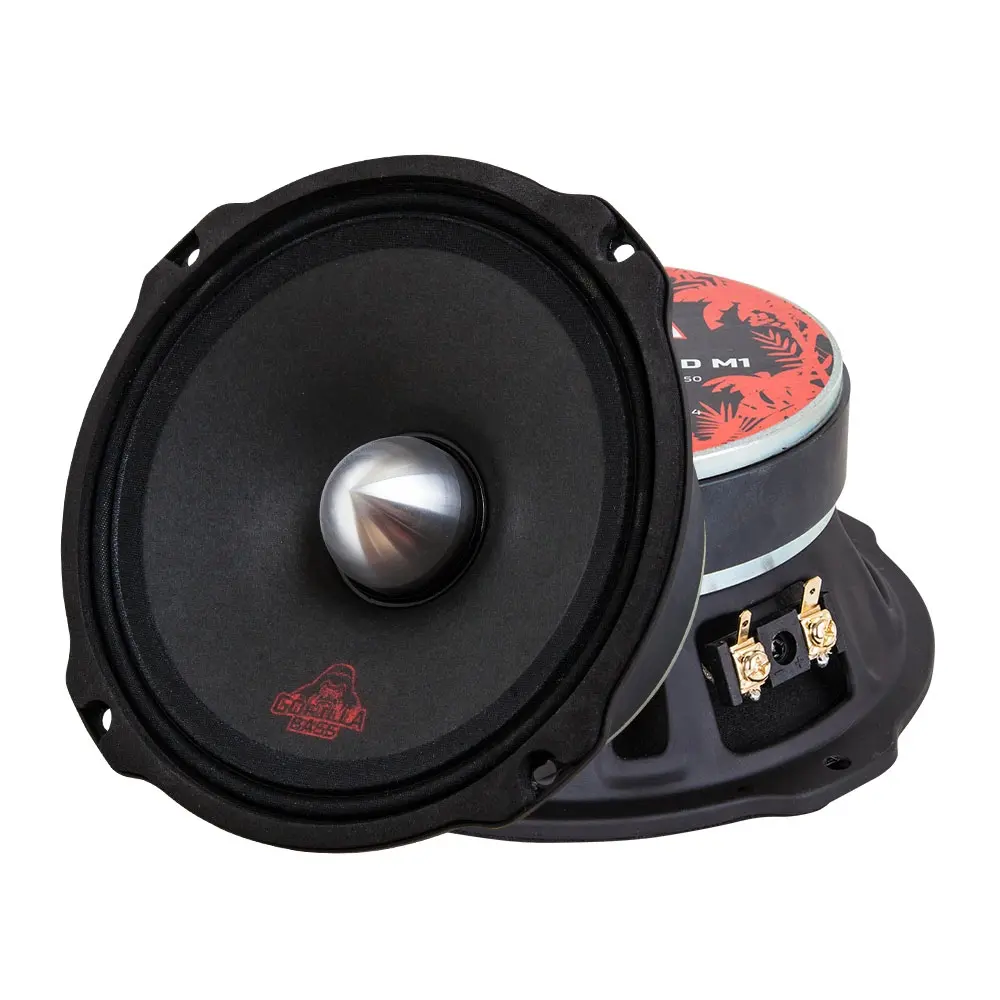 Акустика Среднечастотная АС Kicx Gorilla Bass MID M1. 16.5 см (6.5 дюйм.), Мощность динамиков 150 Вт (номинальная), 300 Вт (максимальная).