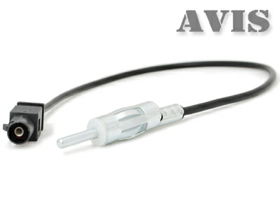 Антенный переходник ISO AVIS AVS01ANT на автомобили AUDI / BMW / CITROEN / FIAT / OPEL /  SEAT / SKODA / VOLKSWAGEN WITH FAKRA (Z) SOCKET
