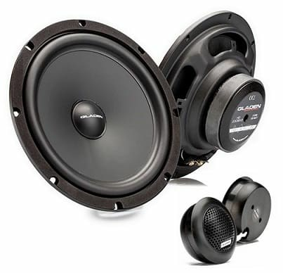 Акустика компонентная Gladen RS 200 G2. 20 см (8 дюйм.), Мощность динамиков 2х90 Вт (номинальная), 2х140 Вт (максимальная).