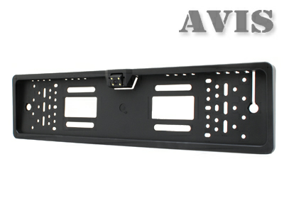 Камера заднего вида в рамке номерного знака  AVIS AVS388CPR с LED подсветкой