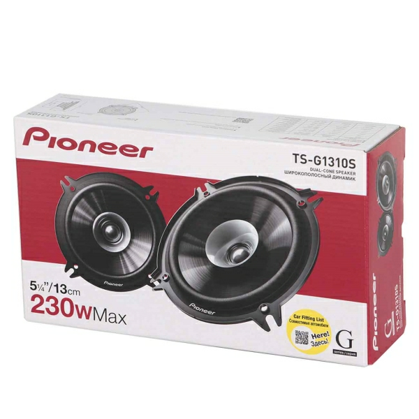 Фото коаксиальной акустики Pioneer TS-G1310S.