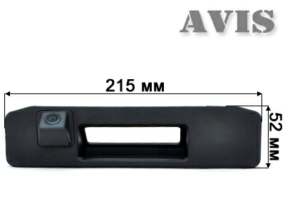 CCD штатная камера заднего вида AVIS AVS321CPR (#130) для MERCEDES ML W166 (2011-...), интегрированная с ручкой багажника