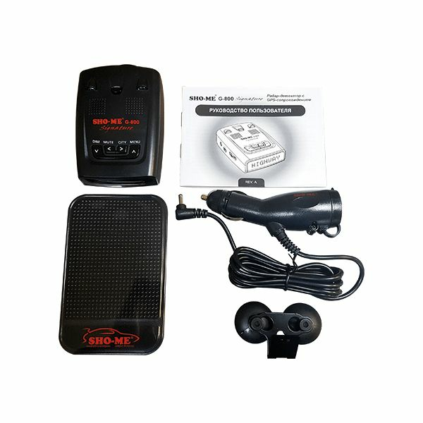 Сигнатурный радар-детектор SHO-ME G-800 SIGNATURE с GPS модулем_04