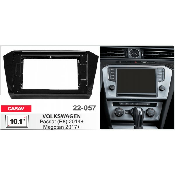 CARAV 22-057 - VOLKSWAGEN Passat (B8) 2014+; Magotan (2017+) 10.1