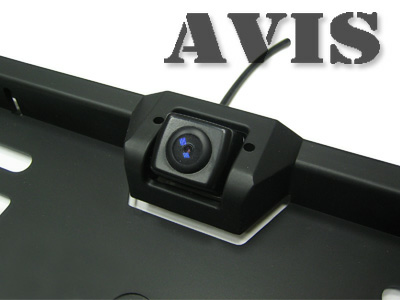 Камера переднего вида в рамке номерного знака AVIS AVS308CPR (CCD)