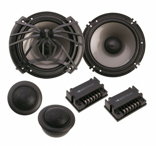 Акустика компонентная Soundstream AC.6. 16.5 см (6.5 дюйм.), Мощность динамиков 100 Вт (номинальная), 300 Вт (максимальная).