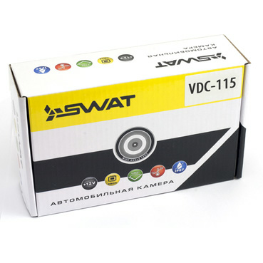 SWAT VDC-115 - Камера заднего вида Renault Logan I/II (2004+), Sandero I/II (2009+), Sandero Stepway I/II (2009+), Symbol I (1999-2008), Nissan Micra