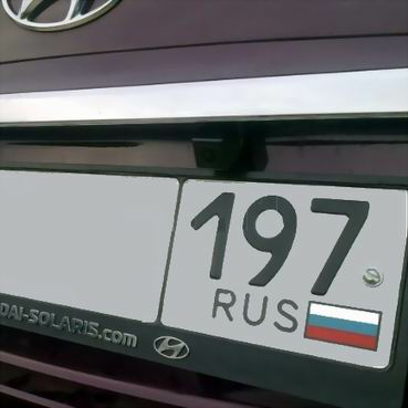 Incar VDC-078 - Камера заднего вида Hyundai Solaris / Toyota Corolla (X) (07-13)