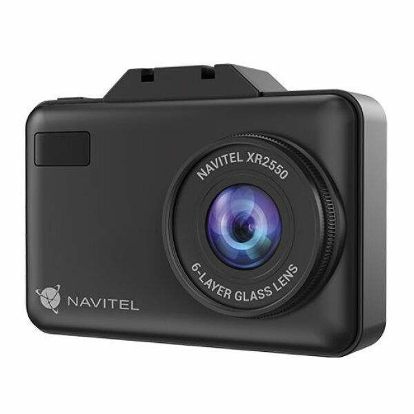 Navitel XR2550 <br/>NAVITEL XR2550 — гибридный видеорегистратор, в котором совмещен и полноценно реализован функционал сразу трех отдельных устройств: видеорегистратора, сигнатурного радар-детектора и GPS-информера.<br />
<br />
Видеорегистратор NAVITEL XR2550 снимает в отличном качестве как днем в солнечную погоду, так и ночью, в условиях недостаточной освещенности. Благодаря высокочувствительному сенсору и стеклянной оптике вы всегда получите максимально четкое изображение в каждый момент съемки. Матрица SONY 307 (STARVIS) и поляризационный фильтр, минимизирующий блики и отражения при ярком свете, угол обзора 150° обеспечивают непревзойденно высокое качество записи всего происходящего на дороге.<br />
<br />
Благодаря сигнатурной технологии, обеспечивающей обнаружение радаров и камер в диапазонах, используемых на территории России, видеорегистратор NAVITEL XR2550 станет вашим надежным помощником как на трассе, так и в городе.<br />
<br />
Встроенная GPS-антенна и обновляемая база данных позволяет водителю получать актуальную информацию о камерах контроля, потенциально опасных местах и сервисных службах. Интеллектуальная система предусматривает графическое и звуковое оповещение, которое активируется за 450 метров до места расположения камеры или дорожного ограничения.<br />
<br />
Видеорегистратор NAVITEL XR2550 имеет встроенный датчик удара (G-сенсор), который защищает от перезаписи видео, сделанное во время столкновения или резкого маневра.<br />
<br />
С помощью встроенного Wi-Fi модуля и приложения Navitel DVR Center управление видеорегистратором окажется в прямом смысле слова в ваших руках. Со своего смартфона или планшета вы можете обновлять ПО, просматривать видео с регистратора в режиме реального времени, изменять настройки устройства, сохранять файлы на свой смартфон или планшет, а также делиться ими в соцсетях или отправлять по почте.<br />
<br />
Для просмотра и редактирования видео и фото-файлов c видеорегистратора на компьютерах на базе ОС Windows используйте программу Navitel DVR Player.