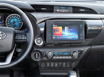 Incar RTY-FC1127 - Переходная рамка TOYOTA Hilux 2015+, 10″ WOOD