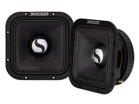Акустика Среднечастотная АС Kicker ST7MR4. квадратный 18 см (7 дюйм.), Мощность динамиков 250 Вт (номинальная), 500 Вт (максимальная).