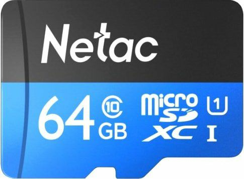 Карта памяти Netac P500 Standard 64GB NT02P500STN-064G-R