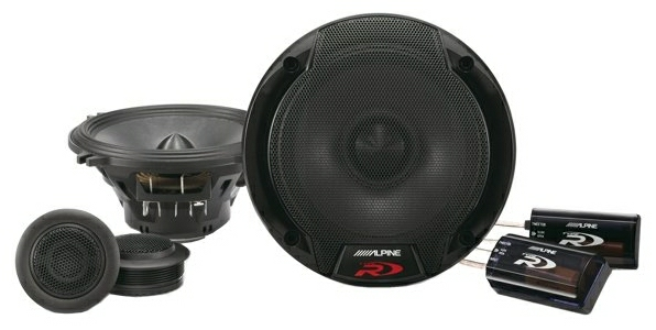 Фото компонентной акустики Alpine SPR-50C.