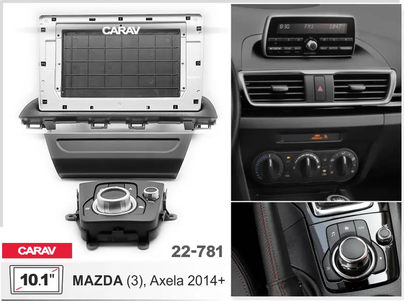 CARAV 22-781 - MAZDA (3), Axela 2014+ (10.1")