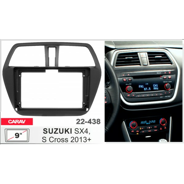 CARAV 22-438 - SUZUKI SX4, S Cross 2013+ (9")
