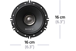 Фото коаксиальной акустики Sony XS-FB161E.