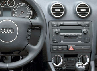 Incar RAU4-07S - Переходная рамка AUDI A3 03+ (mit Symfony), A3 07+ 2din (салазки) (КОМПЛЕКТ)