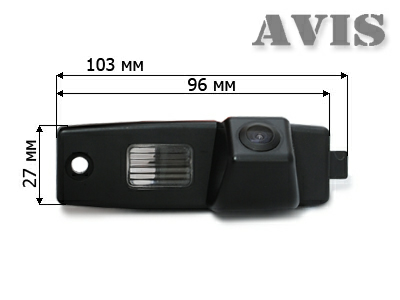 CMOS штатная камера заднего вида AVIS AVS312CPR (#093) для LEXUS RX I 300 (1998-2003)