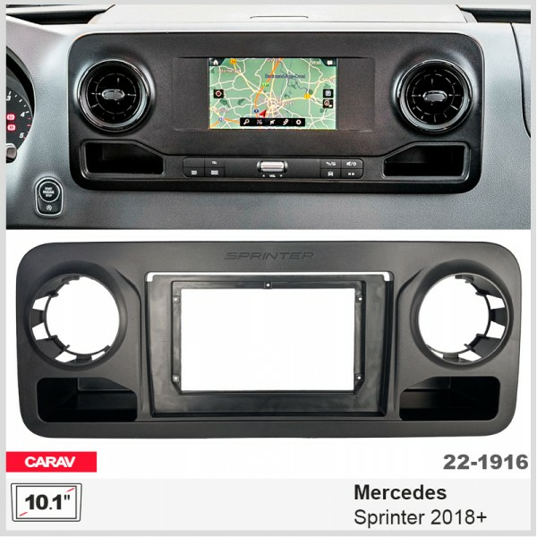CARAV 22-1916 - Mercedes-Benz Sprinter 2018+ (Left wheel), (10.1″)