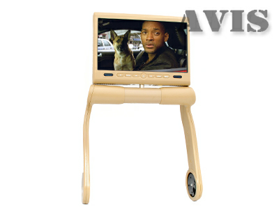 Монитор 8.5" на подлокотник автомобиля со встроенным DVD плеером AVIS AVS0916T (бежевый)