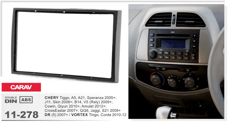 CARAV 11-278 - CHERY Tiggo / Amulet 2012+; CrossEastar 2007+; QQ6,