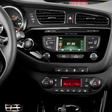Intro RKIA-N44 - Переходная рамка Kia Ceed 2012+ Black Royal