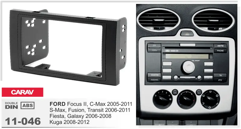 CARAV 11-046 - Ford Focus II, C-Max, Fusion, Transit