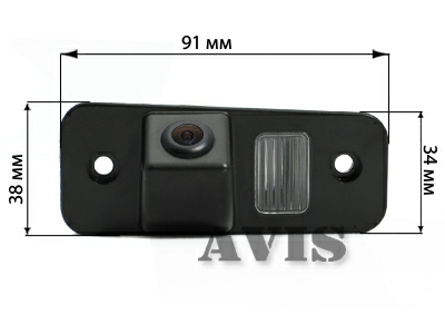 CCD штатная камера заднего вида AVIS AVS321CPR (#028) для HYUNDAI SANTA FE II (2006-2012)