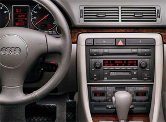 Incar RAU4-03 - Переходная рамка Audi A4 (2000+) 2/1DIN (широкая)