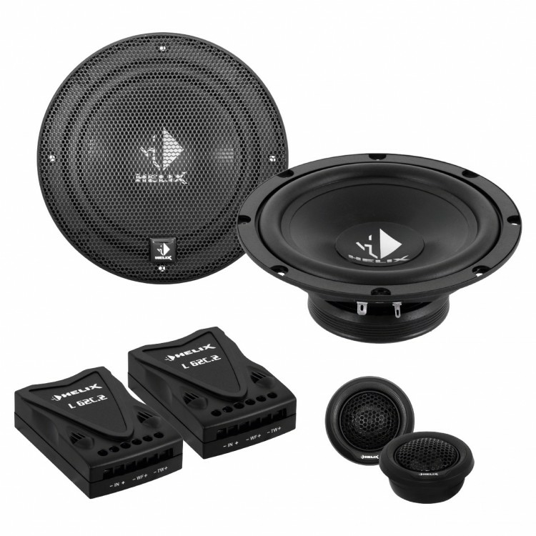 Акустика компонентная Helix L62c.2. 16.5 см (6.5 дюйм.), Мощность динамиков 100 Вт (номинальная), 200 Вт (максимальная).