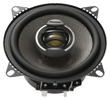 Акустика коаксиальная Pioneer TS-E1002i. 10 см (4 дюйм.), Мощность динамиков 25 Вт (номинальная), 110 Вт (максимальная).