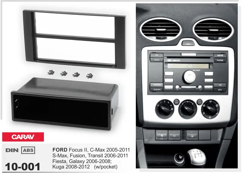 CARAV 10-001 - Focus II, C-Max 2005-2011