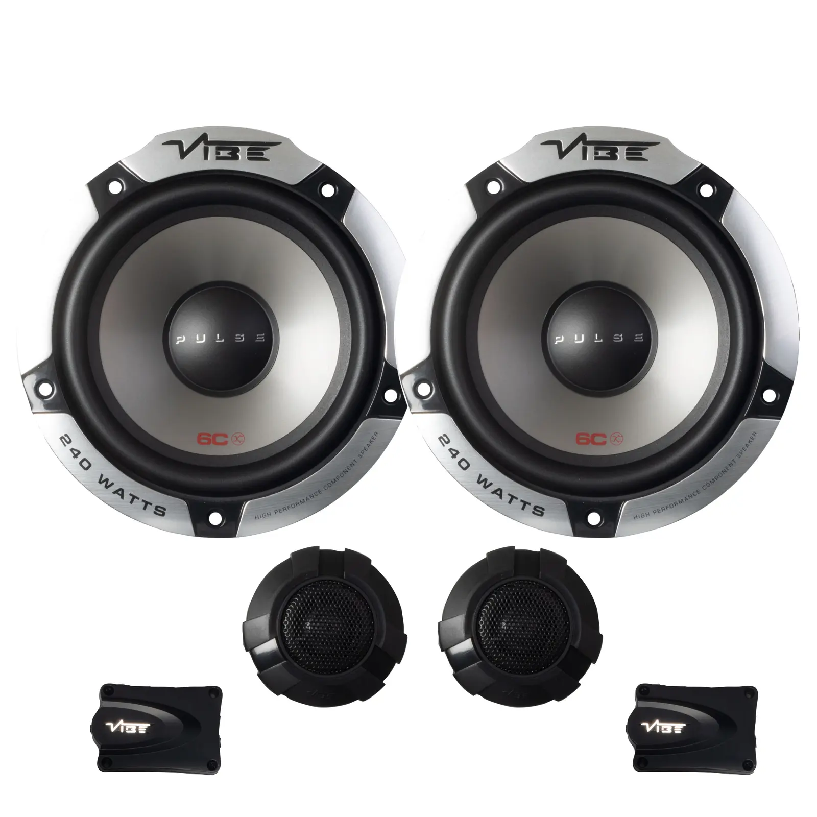 Акустика компонентная VIBE PULSE6C-V0. 16.5 см (6.5 дюйм.), Мощность динамиков 240 Вт (номинальная), 480 Вт (максимальная).