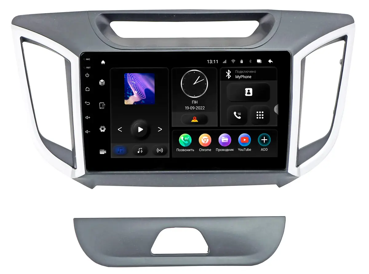 Incar TMX-2411c-6 - штатная магнитола Hyundai Creta 16-21 комп-ция с ориг.камерой з.в.