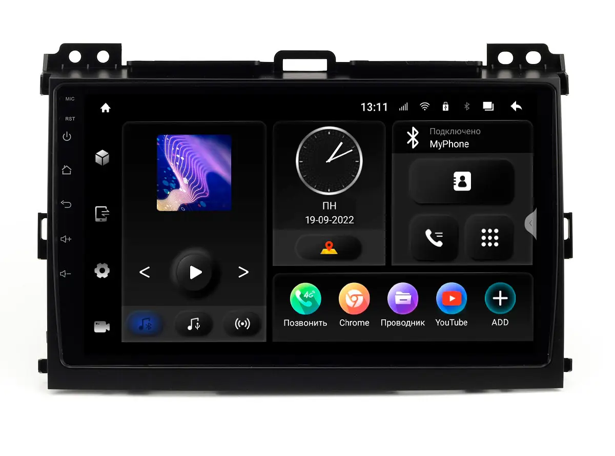 Incar TMX-2209-6 - штатная магнитола Toyota LC Prado 120