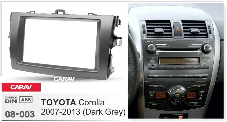 CARAV 08-003 - TOYOTA Corolla 2007-2013