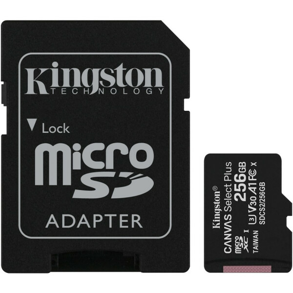 Карта памяти Kingston Canvas Select Plus microSDXC (SDCS2/256GB)