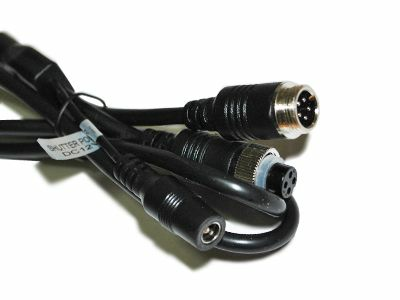 Переходник AVS145P 5 PIN MALE - 4 PIN FEMALE + DC FEMALE для подключения грузовых камер