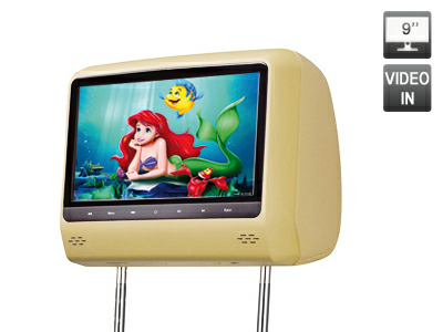 Подголовник со встроенным LCD монитором 9" AVIS AVS0944BM (бежевый)