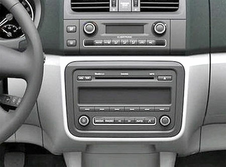 Incar RSC-FC722 - Переходная рамка SKODA Fabia 2007-2014, 10″