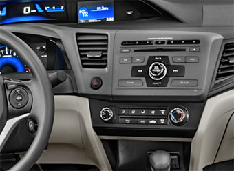 Incar RHO-N14 - Переходная рамка HONDA Civic 2012+  2 din