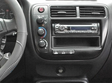Incar RHO-FC1051 - Переходная рамка HONDA Civic 2000-2006 (левый руль, USA), 9″ (тип3)