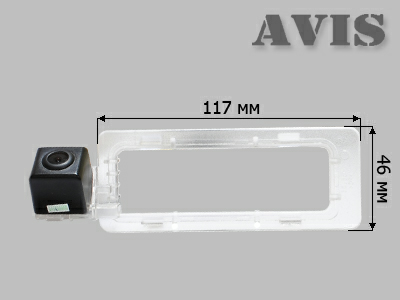 CMOS штатная камера заднего вида AVIS AVS312CPR (#126) для SUBARU XV