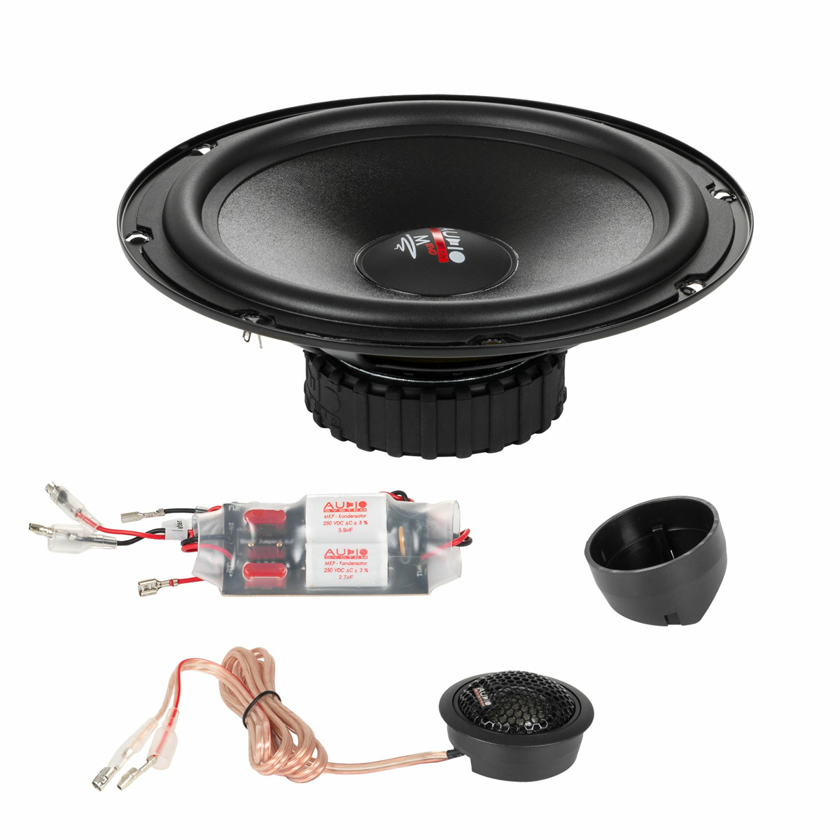 Акустика компонентная Audio System M200 EVO2. 20 см (8 дюйм.), Мощность динамиков 110 Вт (номинальная), 160 Вт (максимальная).