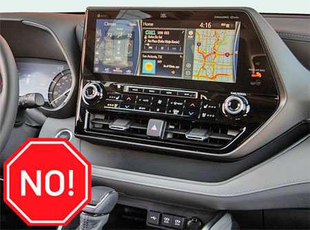 Incar RTY-FC181 - Переходная рамка 10 дюйм. TOYOTA HighLander 2020+