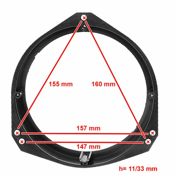 CARAV 14-032 - Проставочные кольца OPEL Corsa 1993-2006 Tigra 1994-2000 Vivar