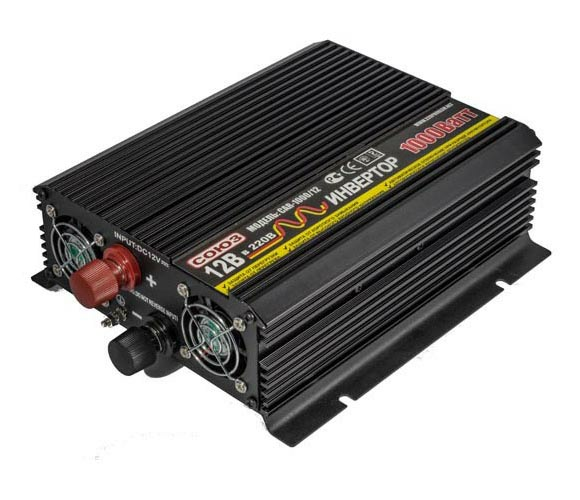 Союз 1000W/12V Предохранитель 6х25А
Потребление тока без нагрузки	<500mA