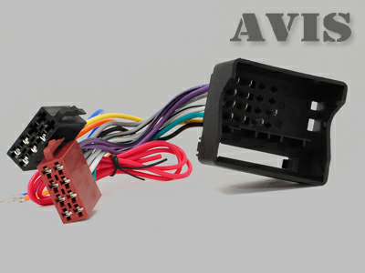 ISO Переходник AVIS AVS01ISO на автомобили AUDI / FIAT / SEAT / SKODA FABIA / OCTAVIA (2004-...) / YETI / VOLKSWAGEN CADDY / GOLF 5 / JETTA / MULTIVAN
