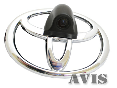 CCD штатная камера переднего вида AVIS AVS324CPR для TOYOTA (#116) с блоком контроля